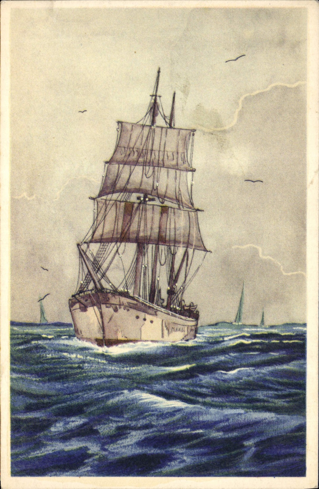 CPA Bateau Voilier 