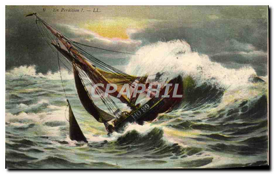 CPA Bateau Voilier 