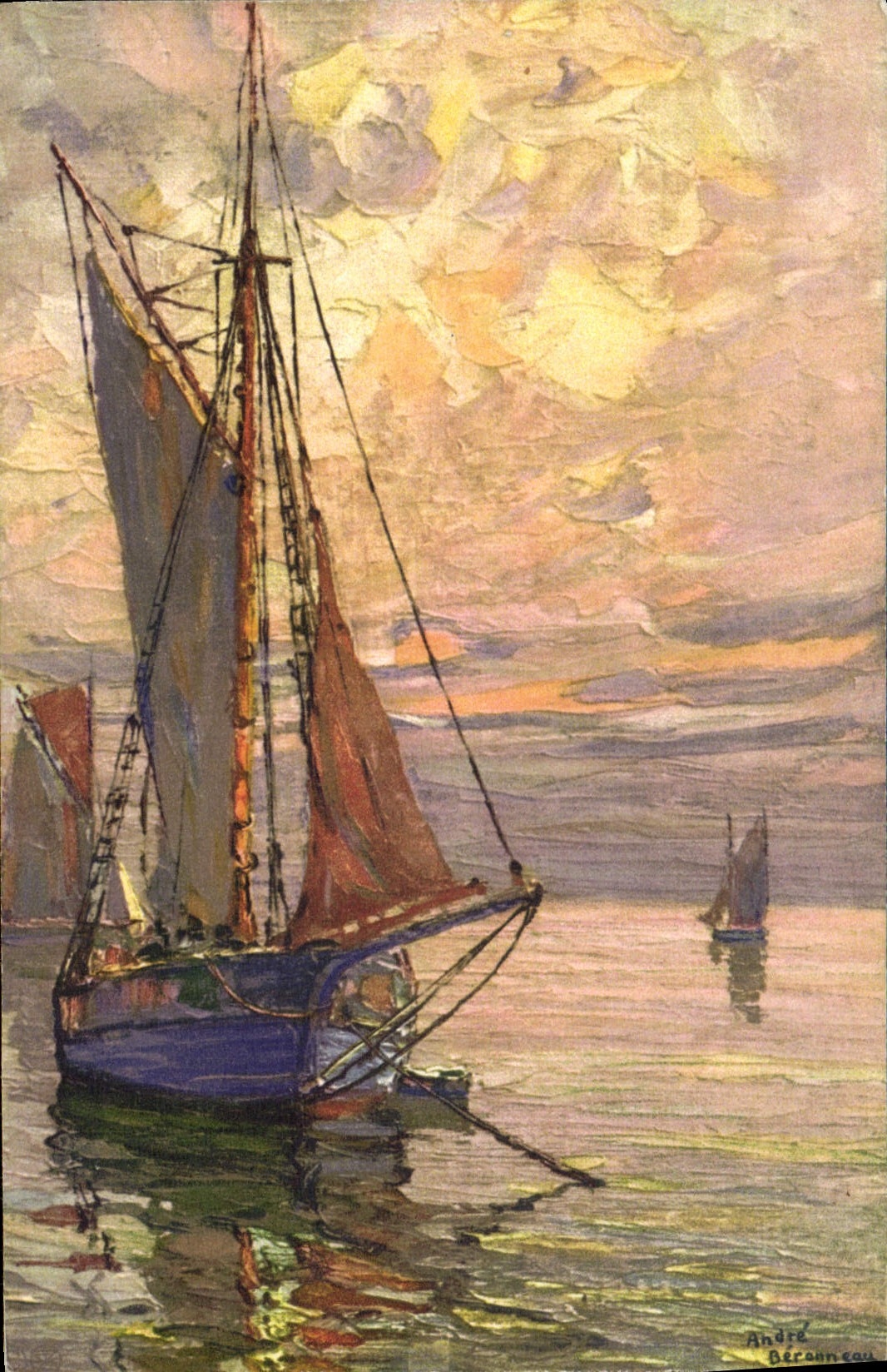 CPA Bateau Voilier 