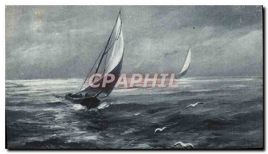 Voile dans la tempête — Éditeur : Concessionnaire F. Gilly, n° 5004