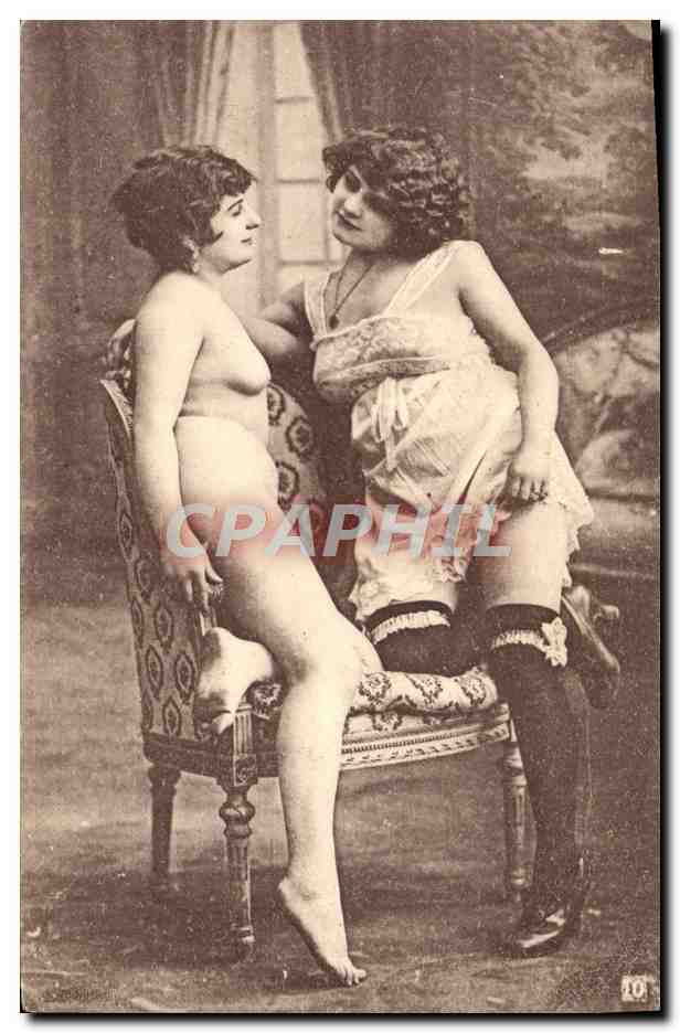 Deux femmes — scène intime — Lagache, Imp.-édit., rue du Helder, Paris, Série 6