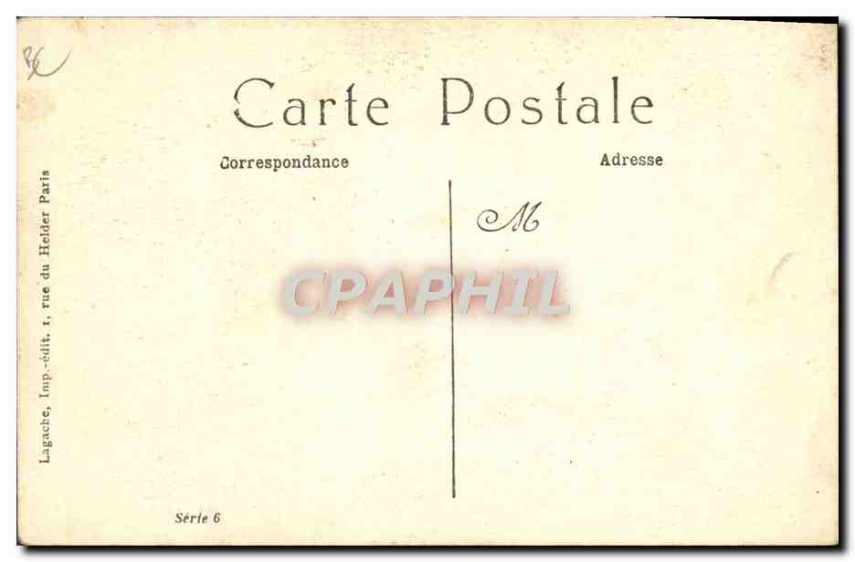 Deux femmes — scène intime — Lagache, Imp.-édit., rue du Helder, Paris, Série 6 — Reverso