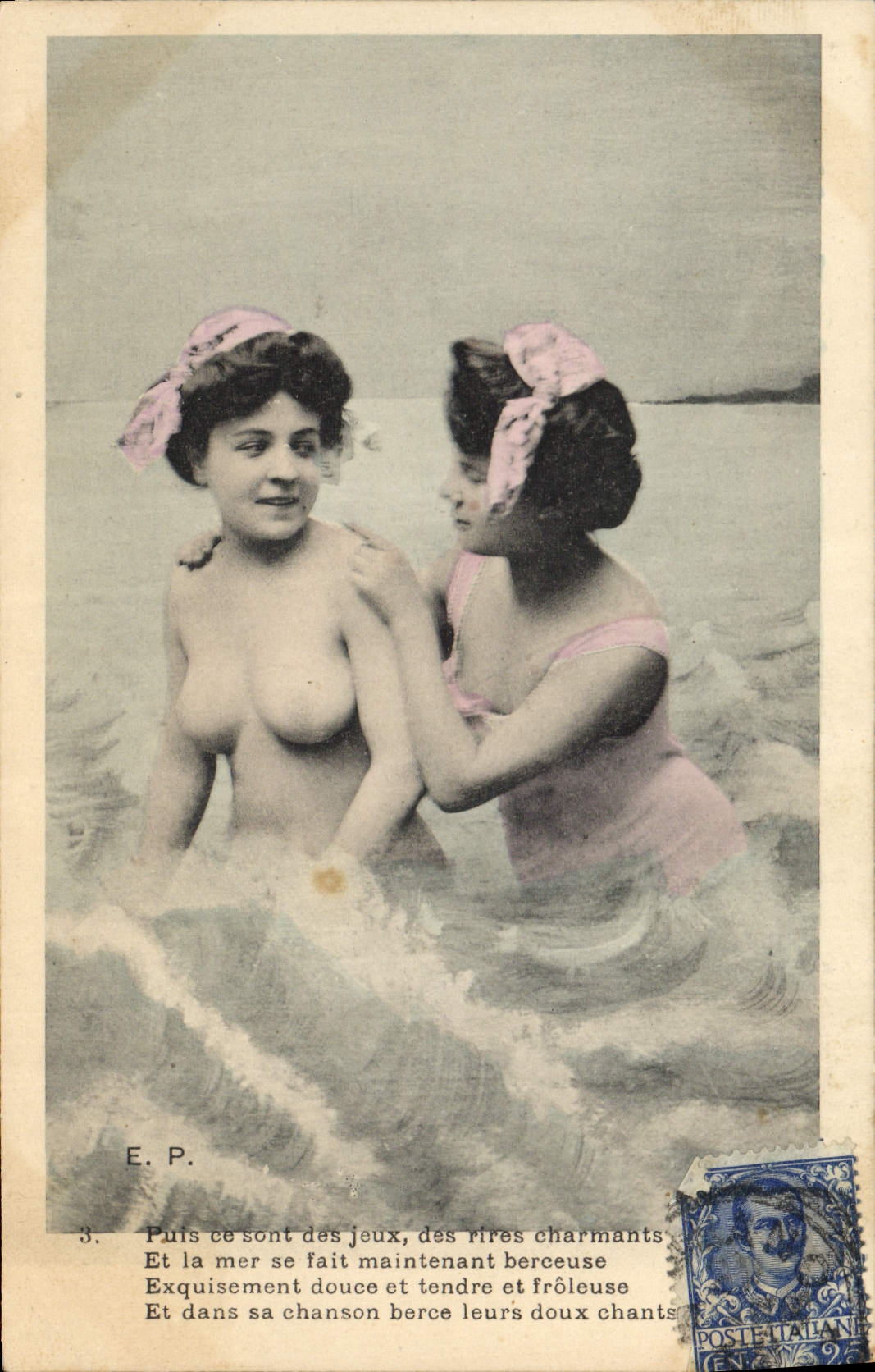 CPA Nu erotique Femmes