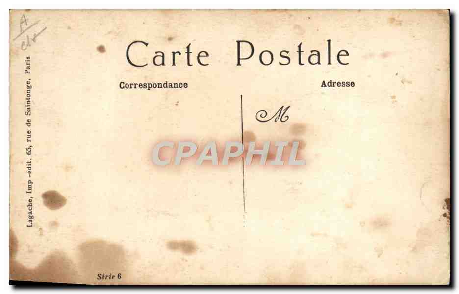 Deux femmes nues — intimité — Lagache, Série 6 — Rückseite