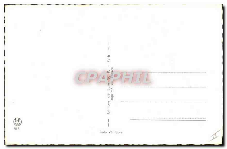 Nackte Frau — Sinnliche Pose — Editions de Luve G.P. n°415 — Rückseite