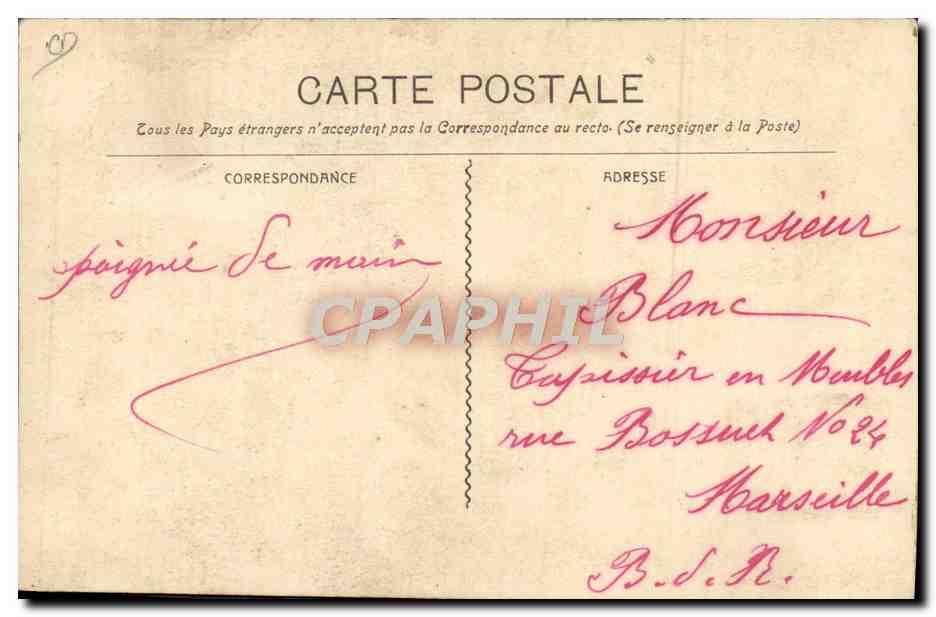 Toilette dans la loge — Nos Artistes — Guende phot. Marseille (547) — Verso