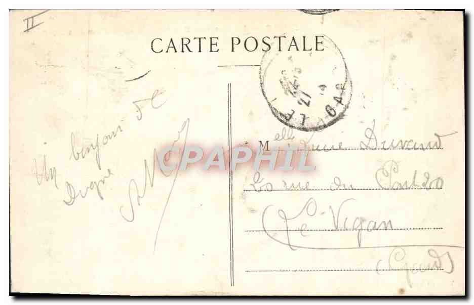 CPA Militaria Digne La caserne Desmichels et le plan des Epinettes  — Rückseite