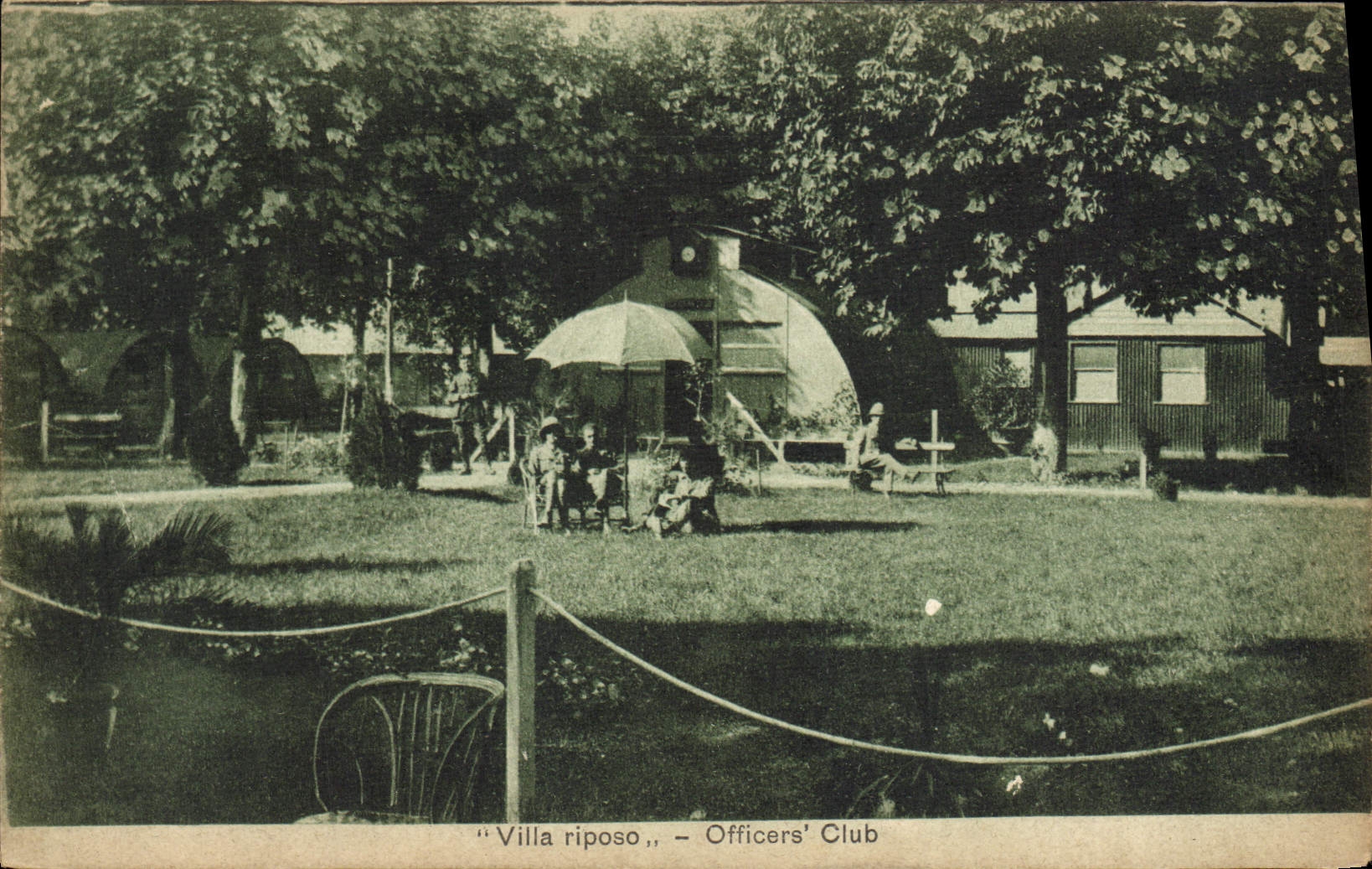 CPA Militaria Villa riposo Officers' club 