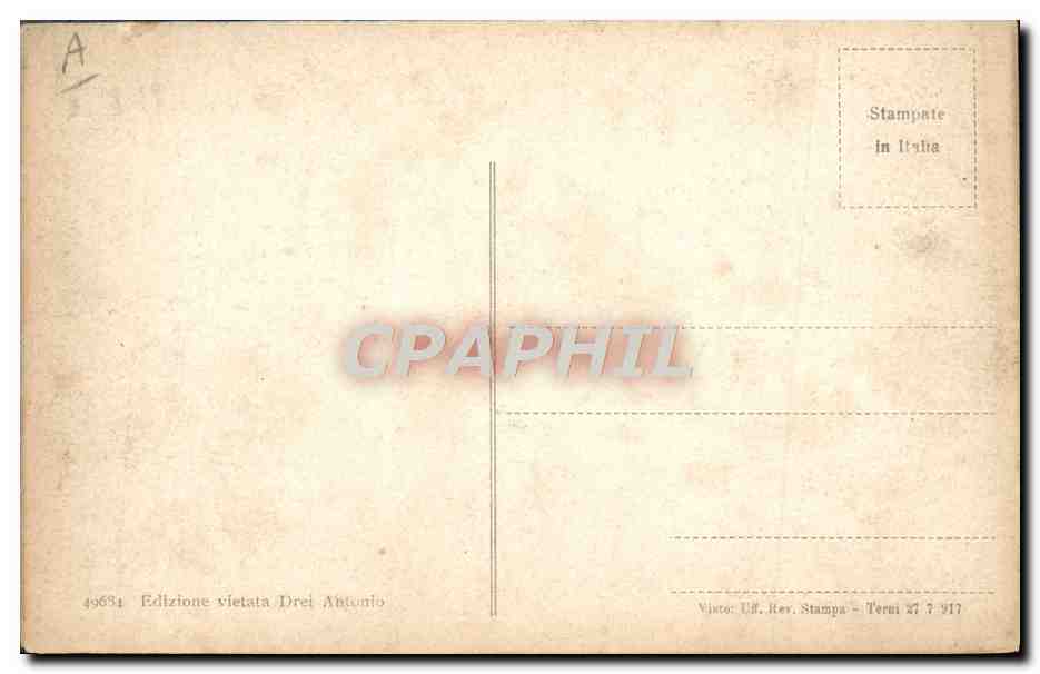 CPA Militaria Villa riposo Officers' club  — Rückseite
