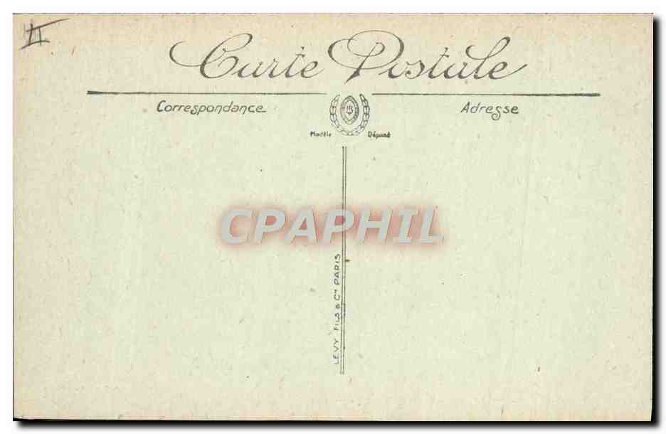 CPA Militaria Lisieux La caserne Delaunay  — Rückseite