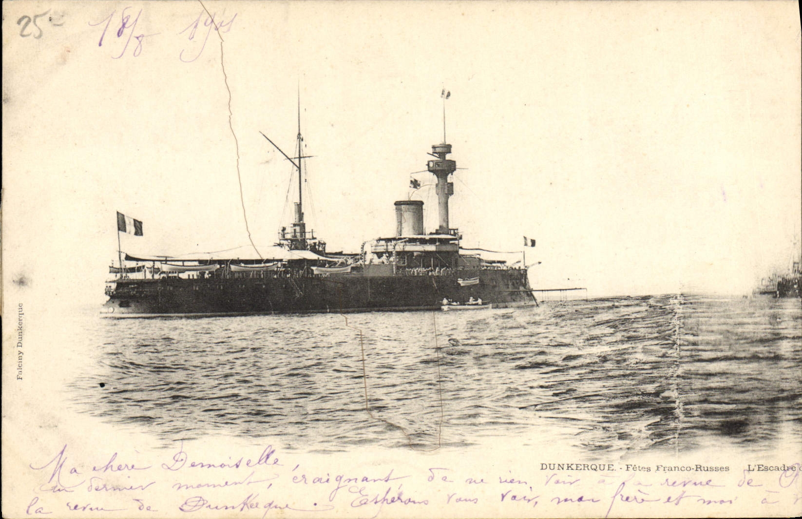Dunkerque — Fêtes Franco-Russes — L'Escadre