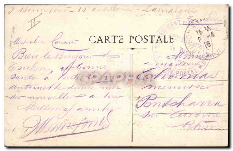 CPA Bateau Guerre Toulon Torpilleurs au petit rang  — Verso