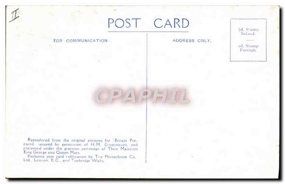 CPA Bateau Guerre HMs Barham Sister ship to HMS Queen Elizabeth  — Verso