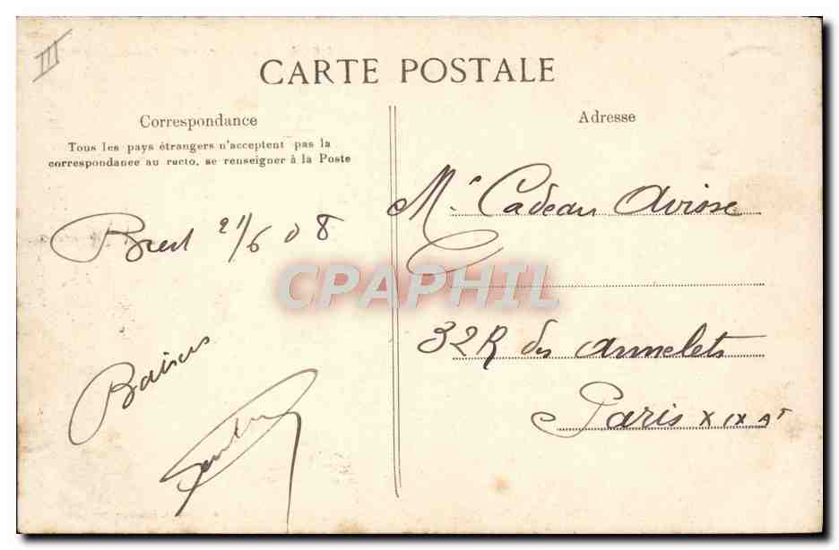 Le Cuirassé d'Escadre "Iéna" — 2604 — Éditeur non visible — Verso