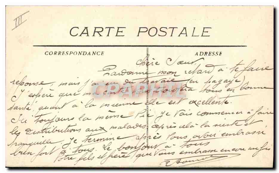 CPA Bateau Guerre Cuirasses aux appontements  — Verso