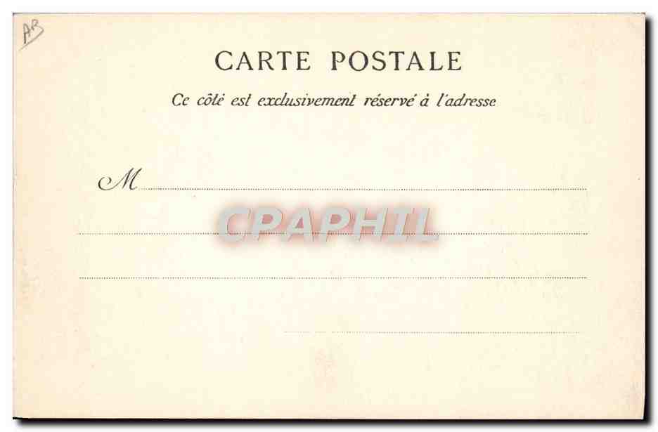 Cherbourg — Le Port militaire et l'Arsenal maritime — La C. P. A. 1907 — Reverso