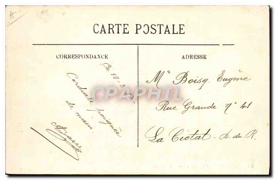 Toulon — Cuirassés en marche — LL. — Éditeur LL, n° 64 — Reverso