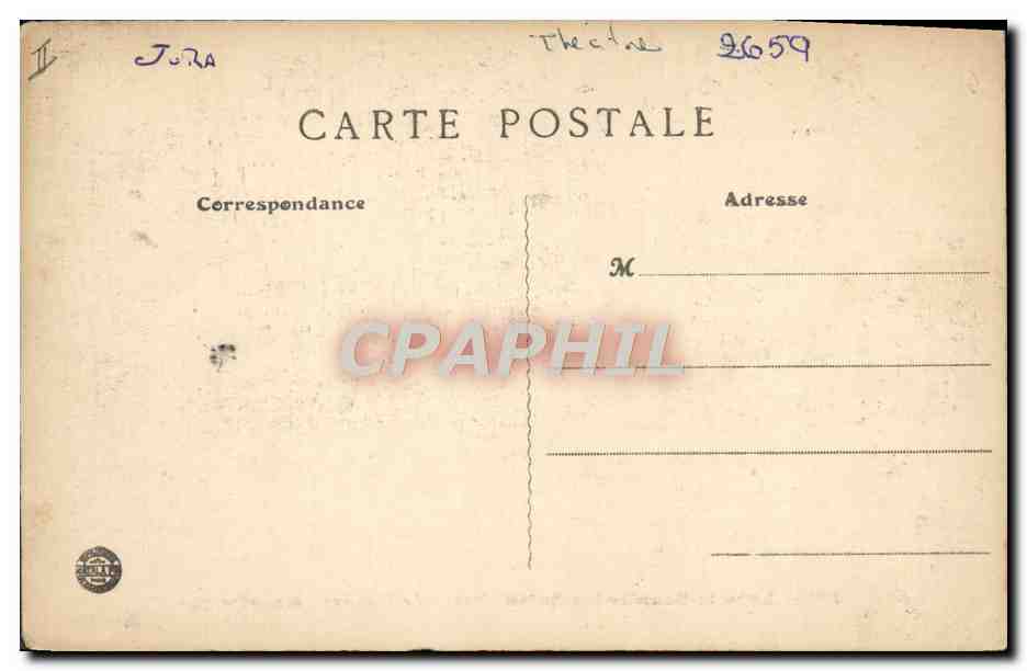 CPA Le Theatre Lons le Saulnier  — Verso