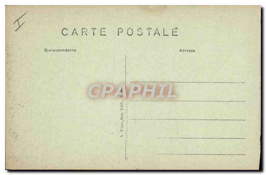 CPA Langeais Le Theatre  — Rückseite