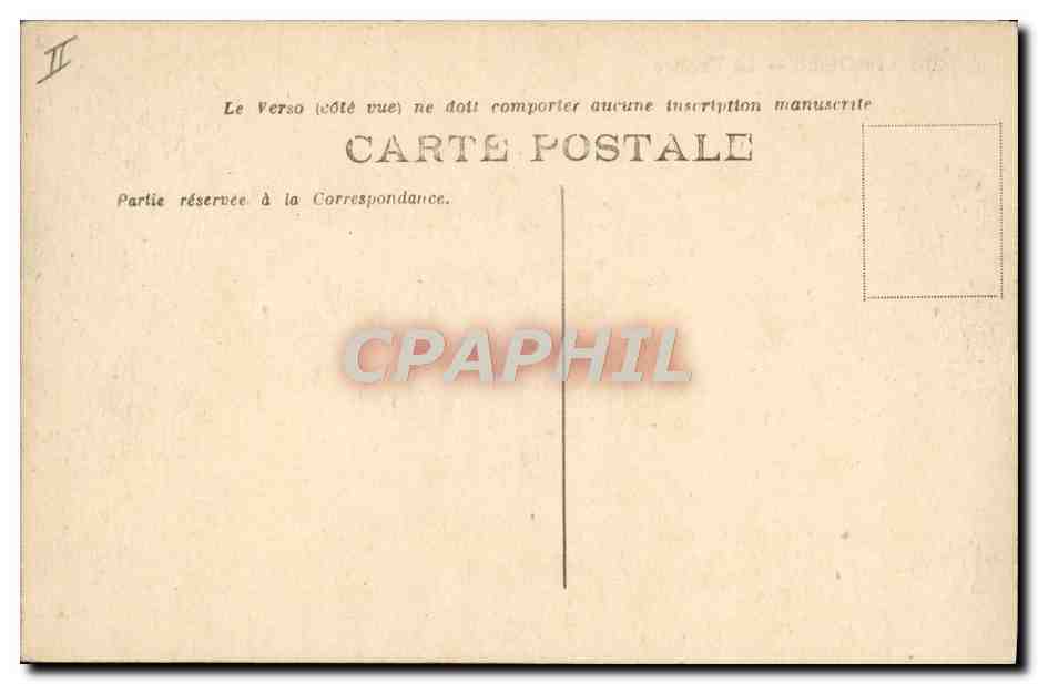 CPA Limoges Le Theatre  — Verso