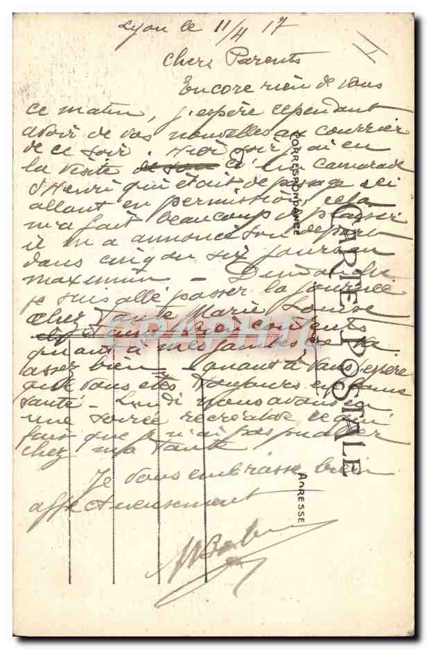 LYON — Théâtre des Célestins — E.R. — Verso