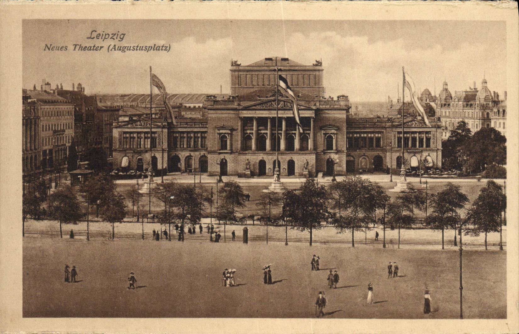 Leipzig — Neues Theater (Augustusplatz) — Trinks & Co. Leipzig, Nr. 943