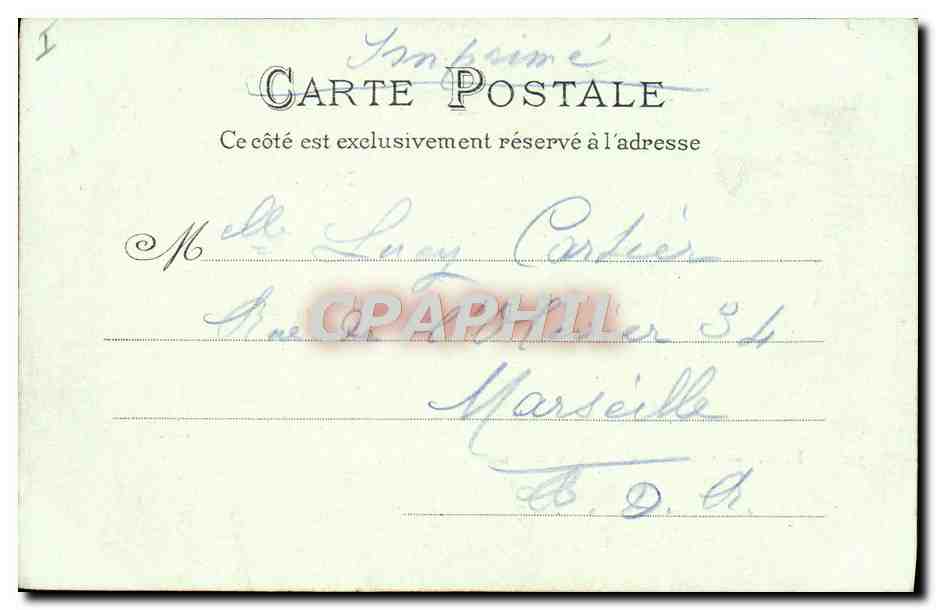 CPA Lyon Le Theatre des Celestins — Rückseite