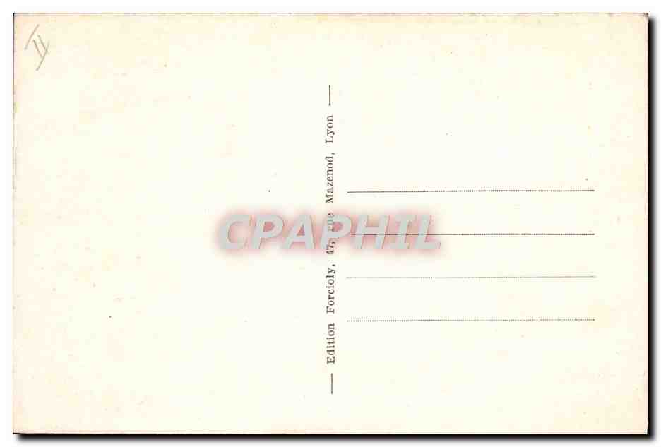 Opéra-Grand-Théâtre — Lyon — Édition Forcioly, Lyon — Verso