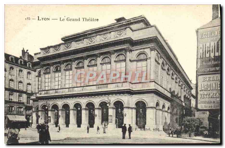 CPA Lyon Le grand Theatre Ricqles