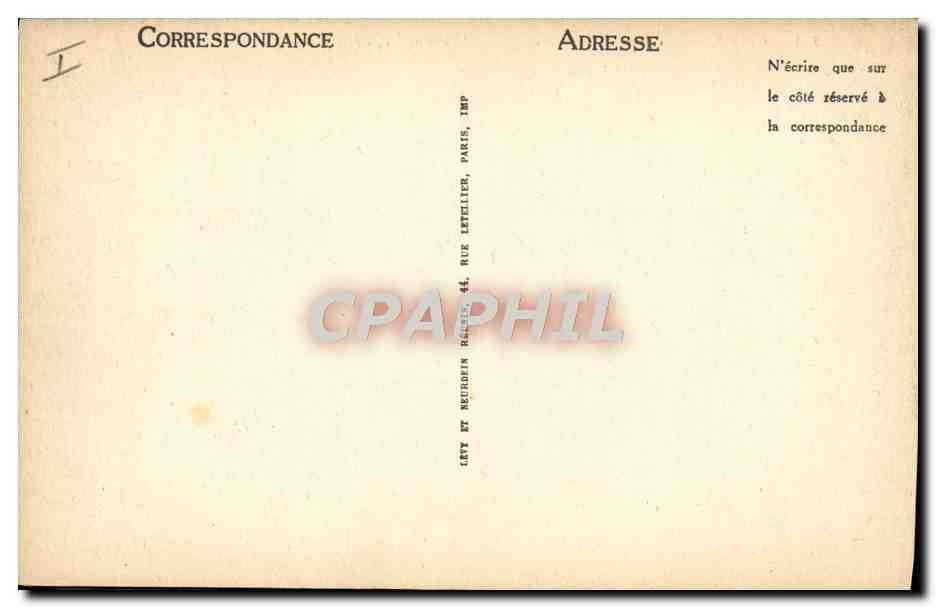 CPA Lille Le grand Theatre  — Verso