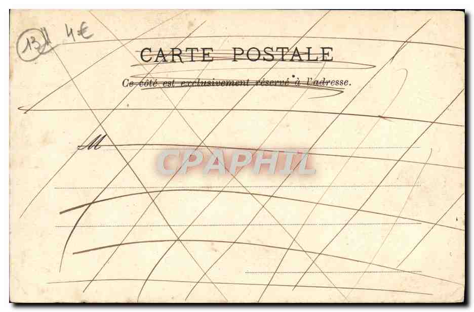 CPA Tarascon Le Chateau du Roi Rene — Rückseite