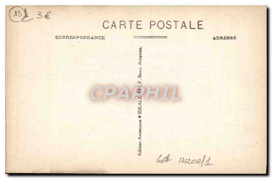 CPA Saint Remy De Provence Le Mausolee — Rückseite