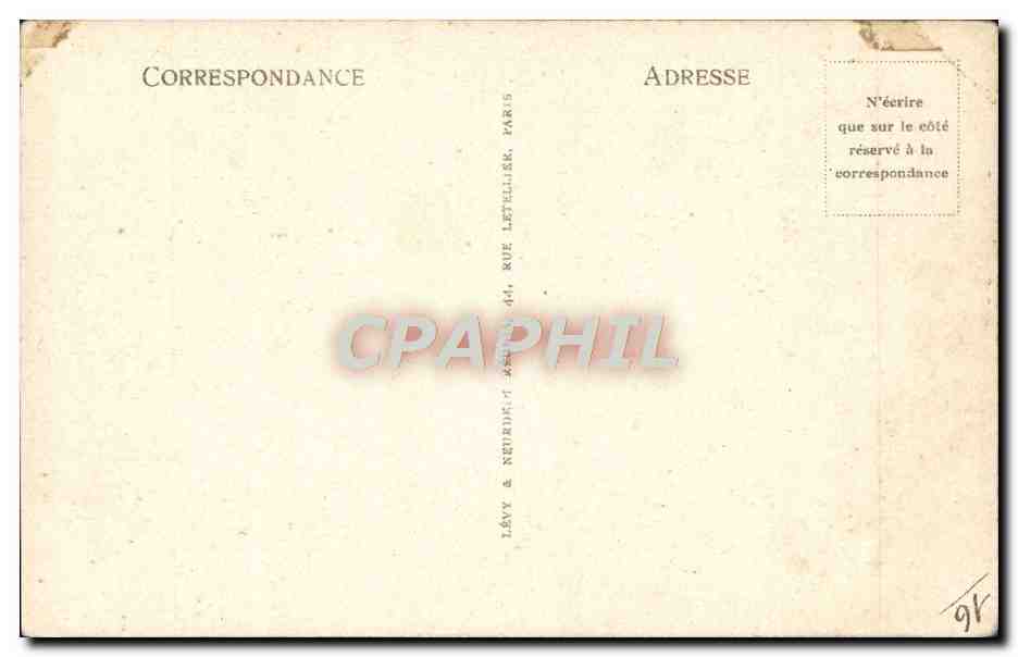 CPA Beaulieu Boulevard Gordon Bennett — Rückseite