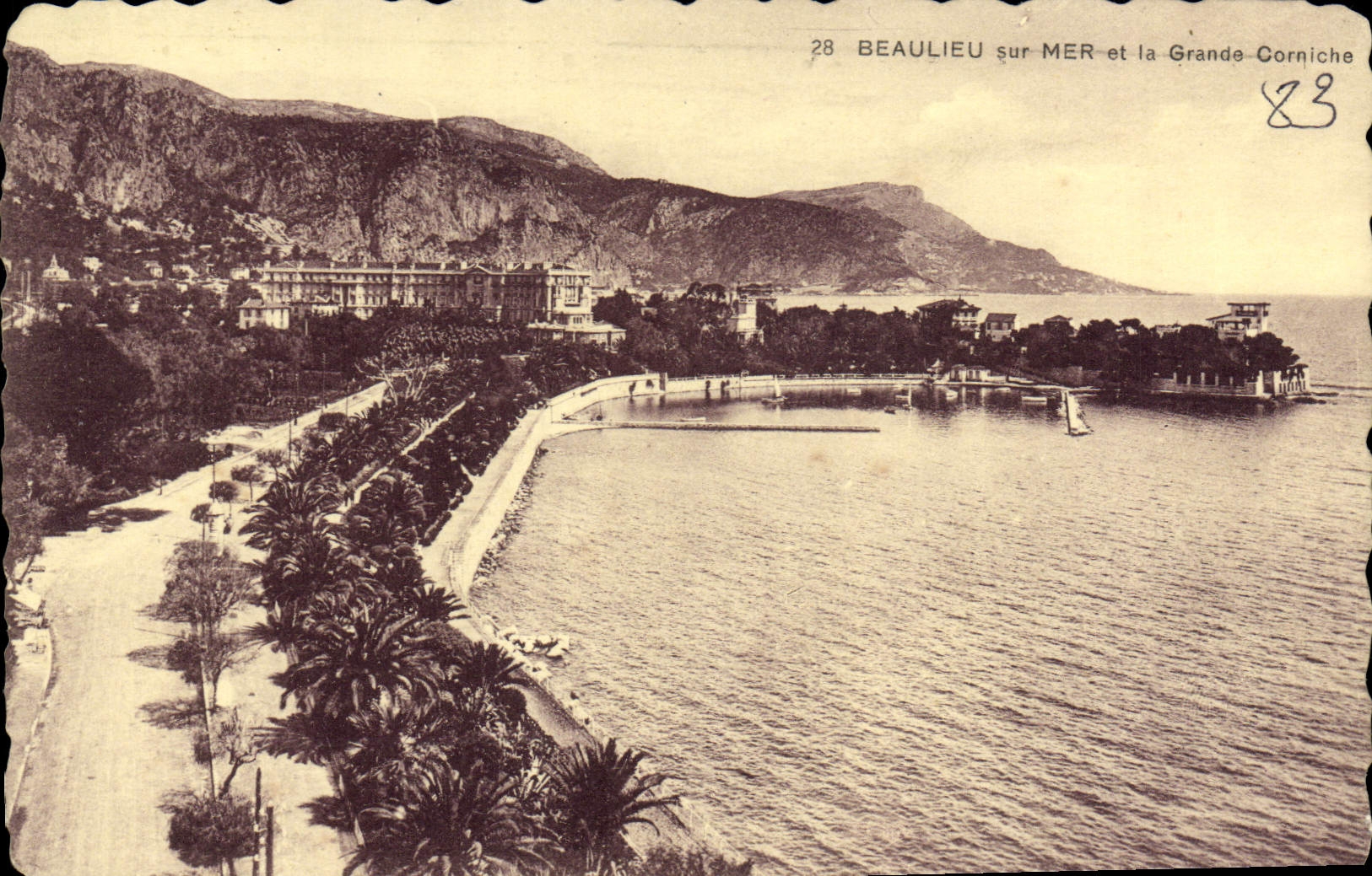 CPA Beaulieu sur Mer et la Grande corniche