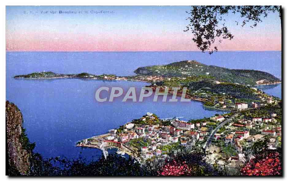 CPA Beaulieu et le Cap Ferrat