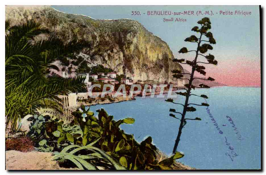 CPA Beaulieu sur mer Petite Afrique 