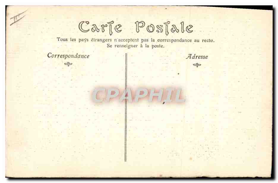 CPA Paris Ancien La Prison Pour Dettes Saint Pelagie Le repas dans al cour  — Rückseite