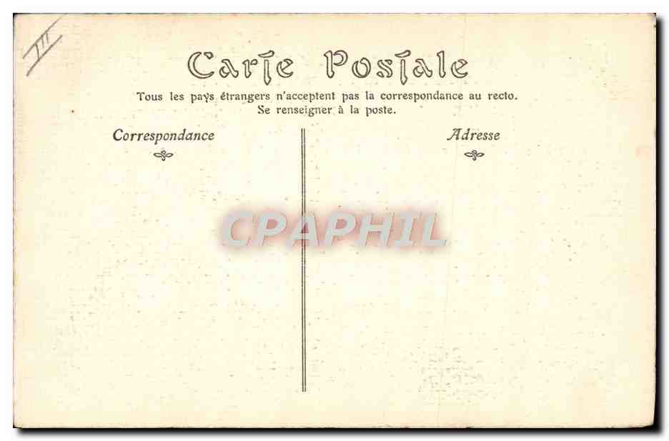 CPA Ancien Paris La Prison Pour Dettes Sainte Pelagie 1835 Le cafe — Rückseite