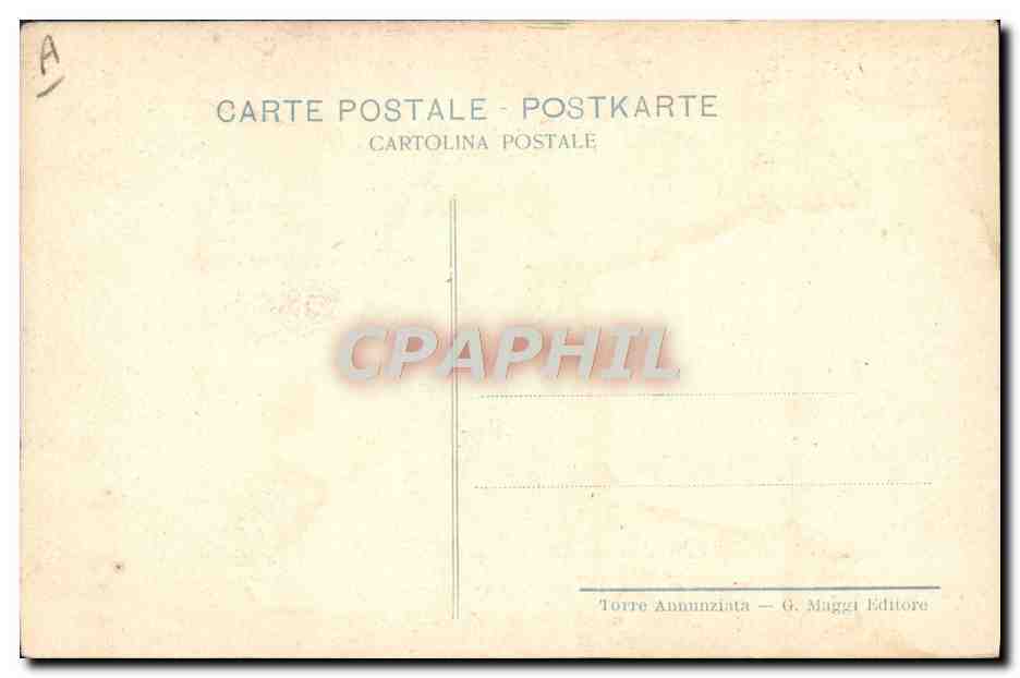 Torre Annunziata — Grande éruption du Vésuve 7 et 8 avril 1906 — Casa Rossi envahie par la lave jusqu'au 1er étage — Reverso