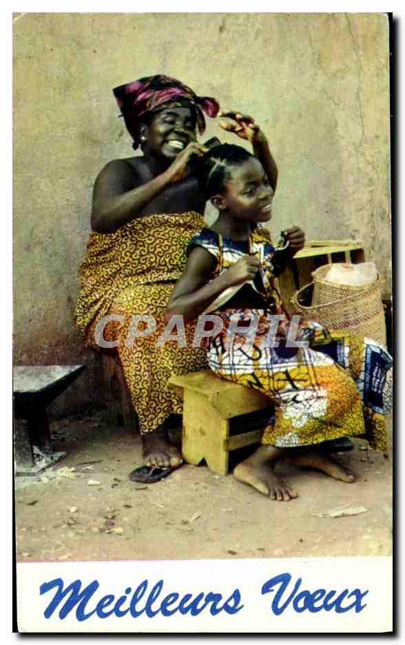 CPM Afrique Coiffeur 
