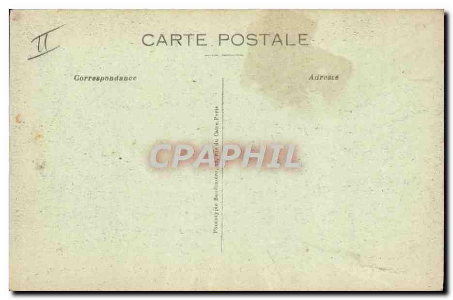CPA Militaria Coiffeur Perruquier Bombardement de Verdun Hotel du Coq Hardi — Rückseite