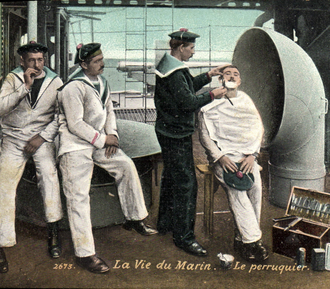La Vie du Marin — Le perruquier — La Vie du Marin, n° 2673