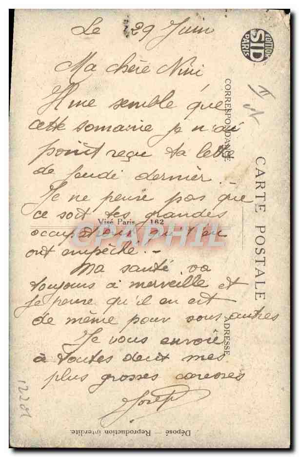 CPA Militaria Coiffeur Perruquier Les bons moments Le barbier du front  — Rückseite