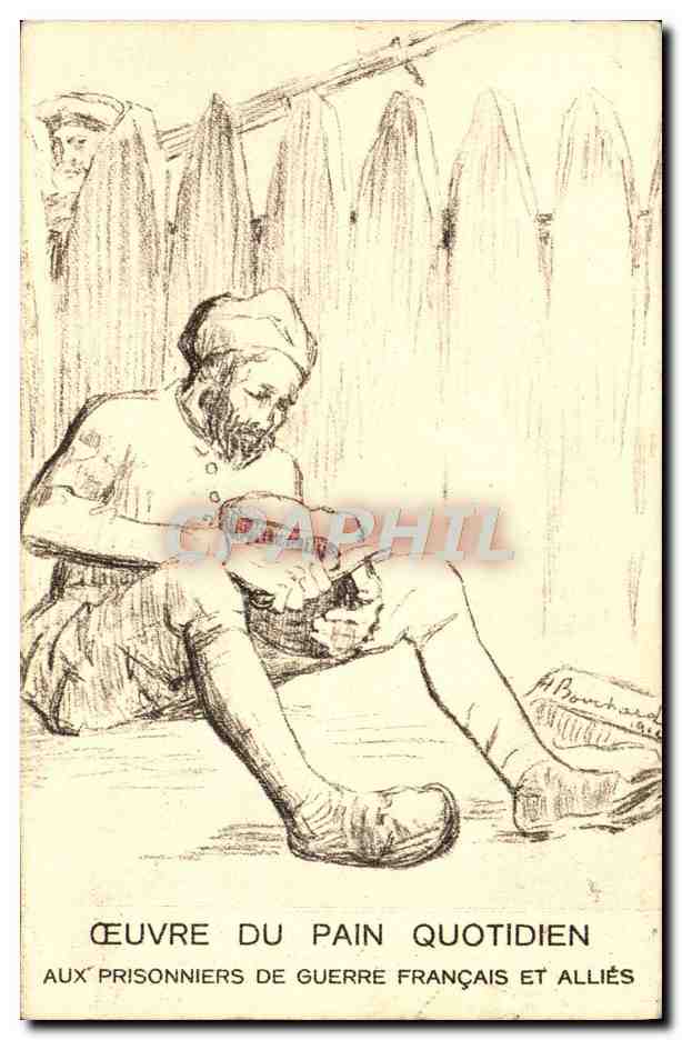 CPA Oeuvre du pain quotidien Aux prisonniers de guerre francais et allies 