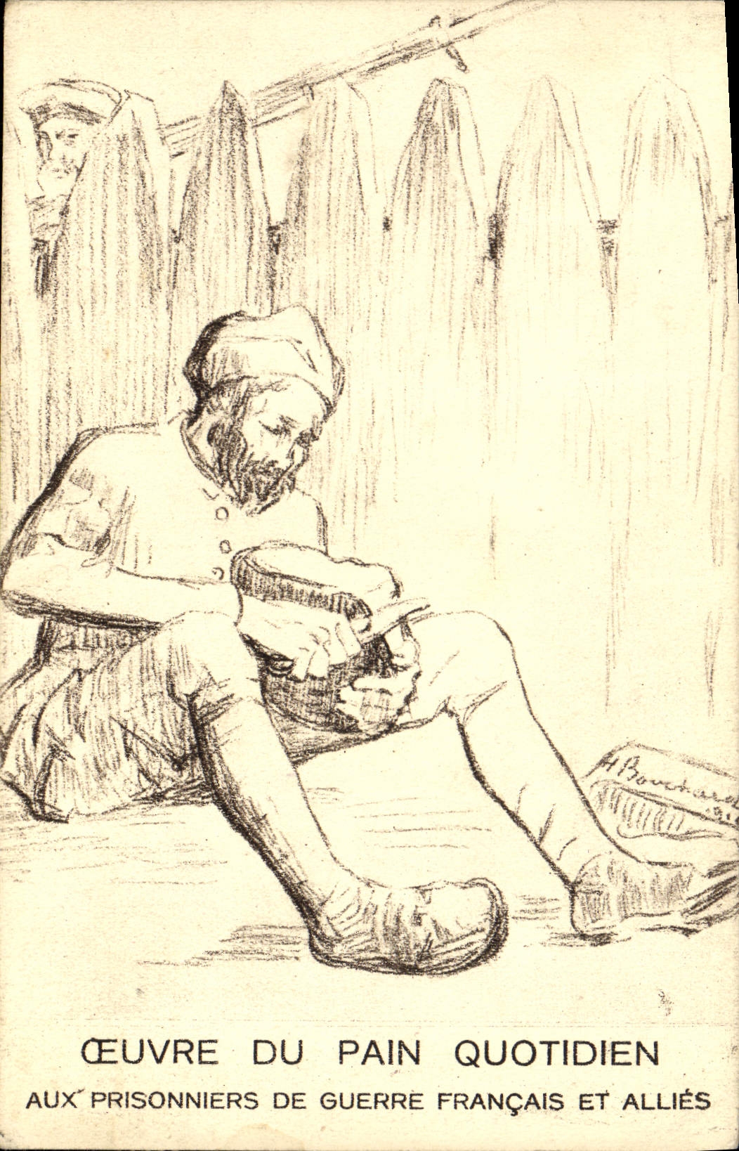 CPA Oeuvre du pain quotidien Aux prisonniers de guerre francais et allies 