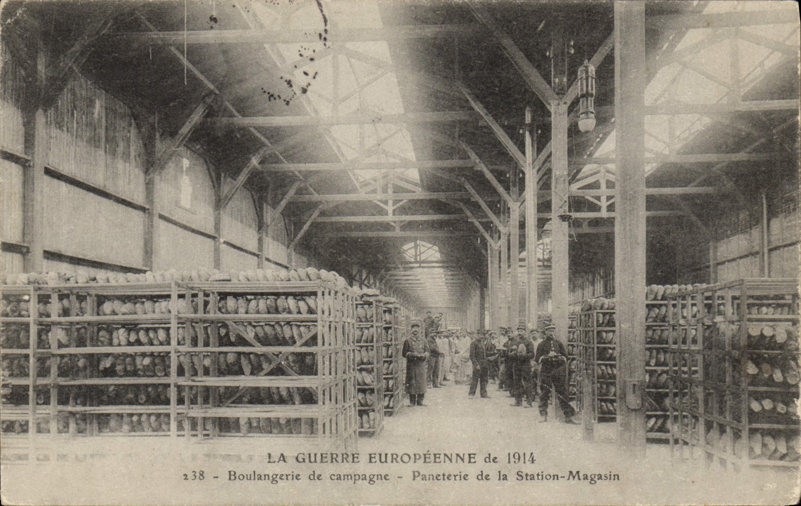 Boulangerie de campagne - Panetterie de la Station-Magasin — LA GUERRE EUROPÉENNE de 1914 — n° 238