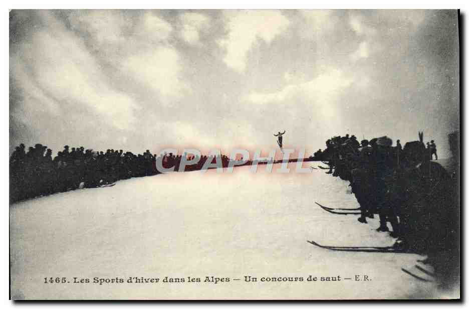 CPA Sports d'hiver Ski Un concours de ski 