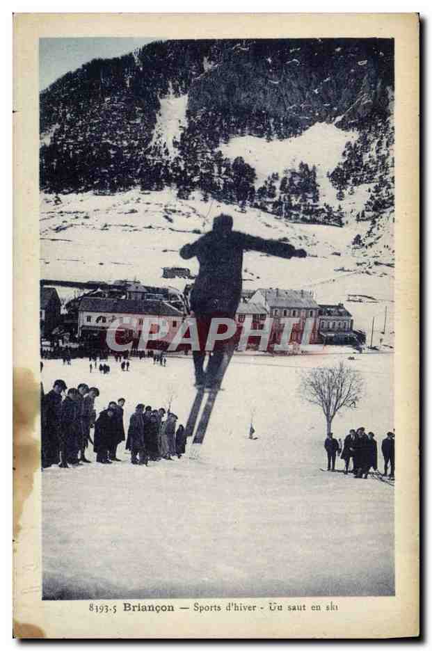 CPA Sports d'hiver Ski Briancon Un saut en ski