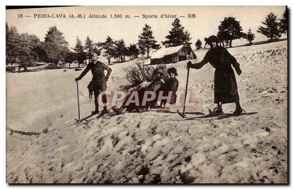 Peïra-Cava (A.-M.) — Altitude 1.500 m. — Sports d'hiver — RM