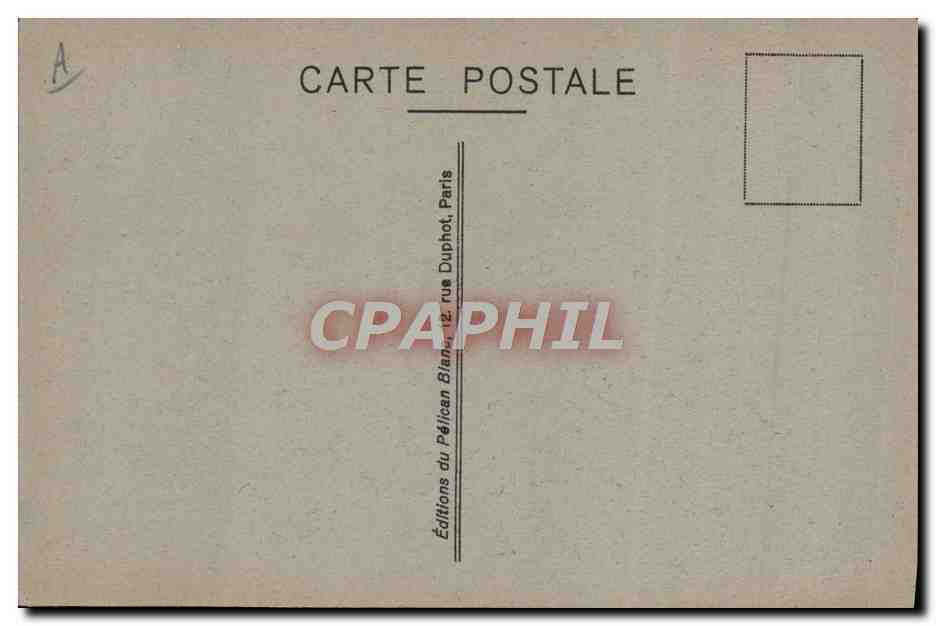 CPA Bateau voilier Quatre mats long courrier — Back